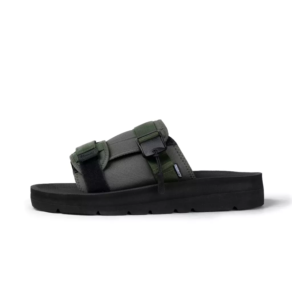Achromo Lith Sandal Casual Slip On Green Unisex / Sandal Slide Hiking Adventure