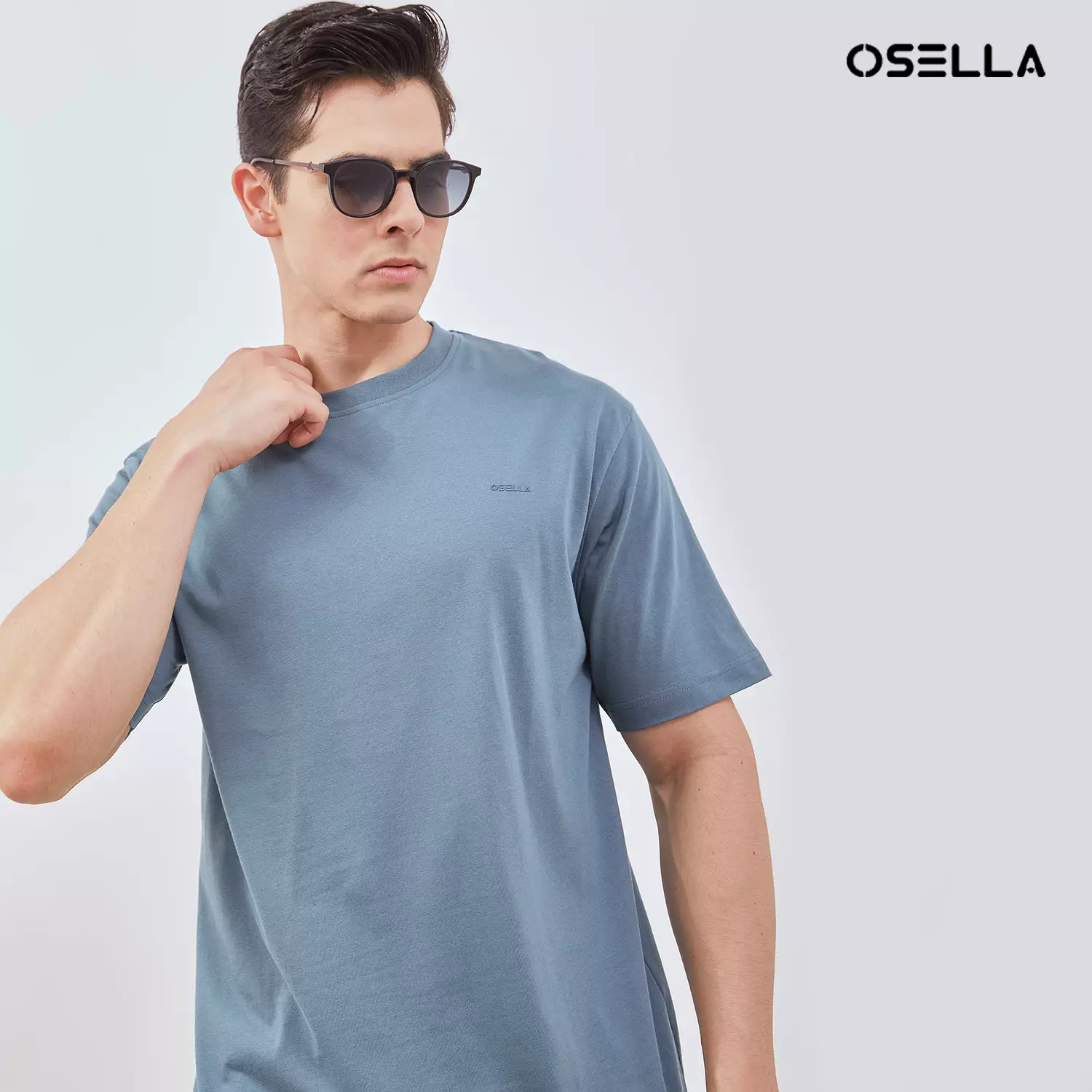 Osella Basic Reguler Fit T-Shirt 3072500360 | Atasan Kaos Basic Lengan Pendek Laki Laki