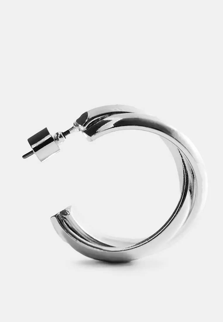 Interlinked Hoop Earrings