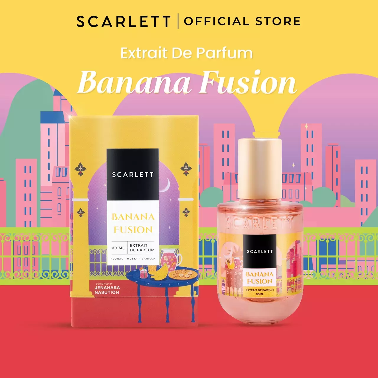 Scarlett Whitening Extrait De Parfum Banana Fusion 30ml