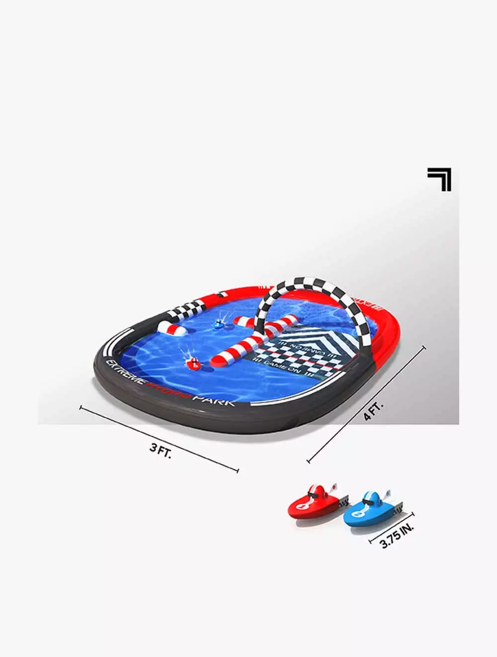 Sharper Image Toy RC Hydro Park Racers with Pool - DCP1212010021 - Multicolor