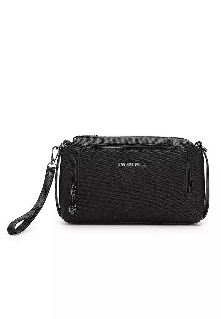 Men's Sling Bag / Crossbody Bag - Black