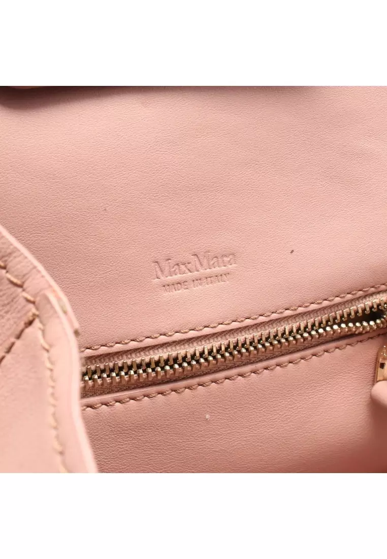 Buy Max Mara Pre-Loved Max Mara 2WAY Shoulder bag leather pink