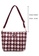 STRAWBERRY QUEEN red Strawberry Queen Flamingo Sling Bag (Checker BM, Maroon) DFE4AACEDAADF3GS_2