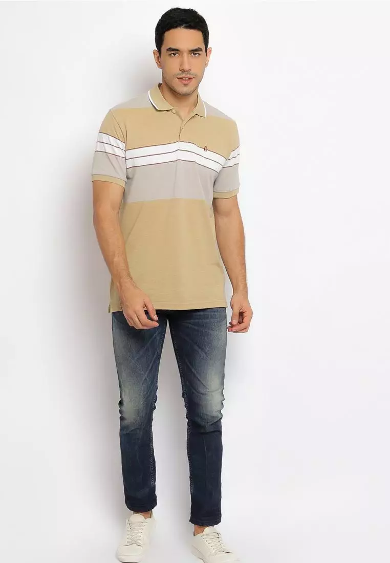MATSUDA Kaos Polo Shirt Pria Kerah Kiyose