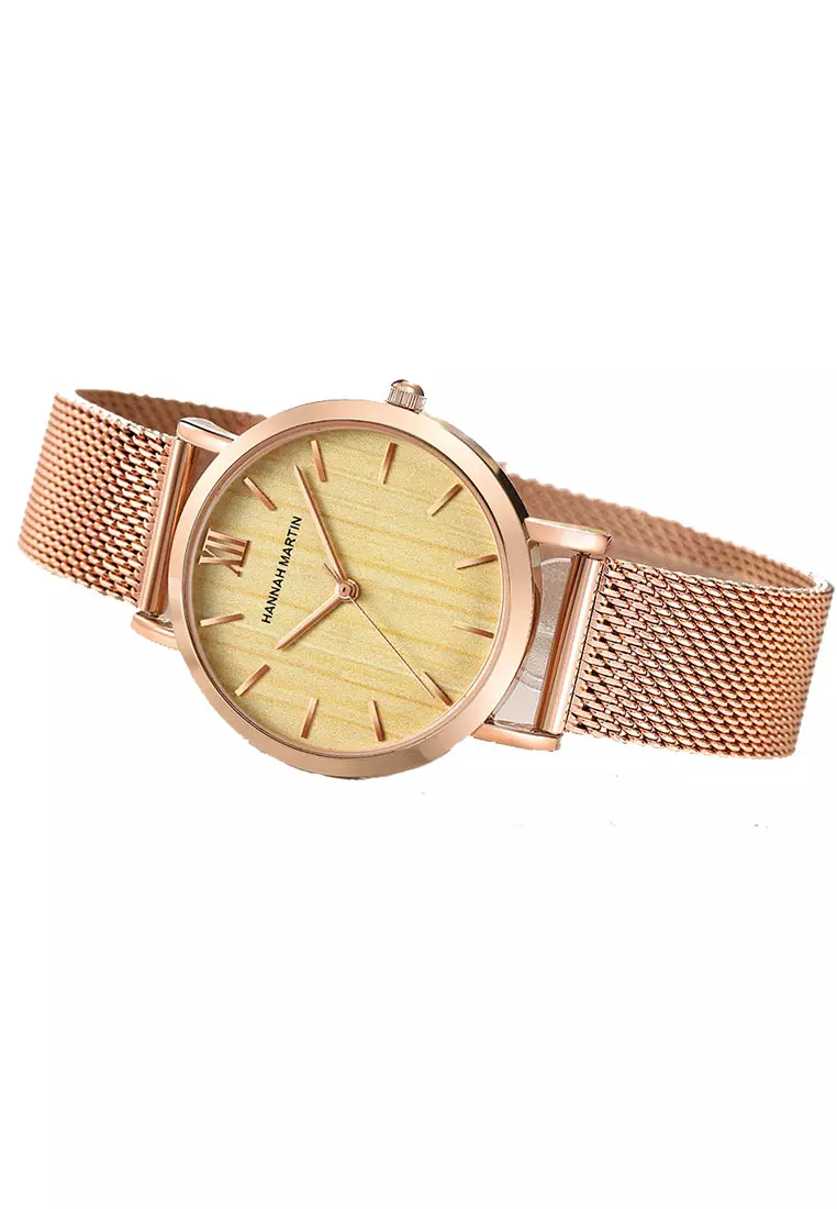 Buy HANNAH MARTIN Hannah Martin Wooden Women s Quartz Watch