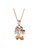 Her Jewellery gold Dragonfly Pendant (Rose Gold) - Made with Swarovski Crystals 3CBADACA63F75AGS_2