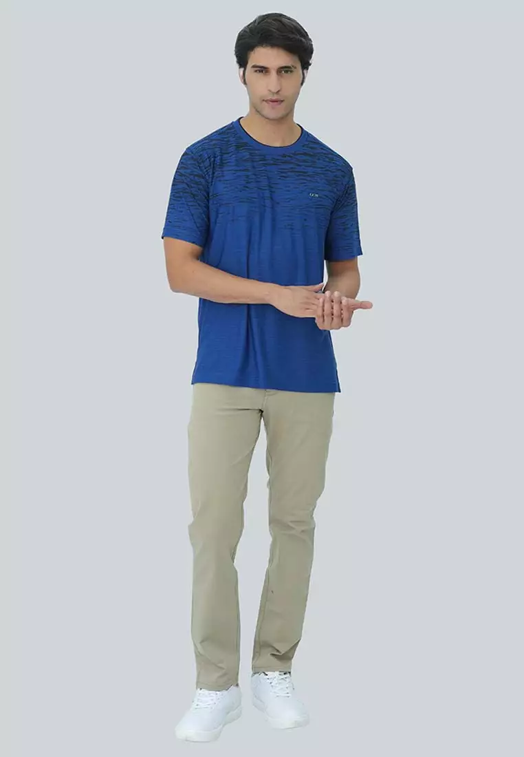 LGS - Kaos Olahraga Quick Dry - Slim Fit - Warna Variasi - Running - Tenis - Katun Nyaman