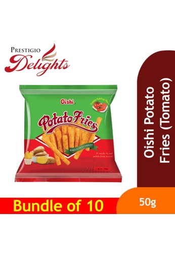 Prestigio Delights Oishi Potato Fries (Tomato) 50g Bundle of 10 2F1B1ES4765C6CGS_1