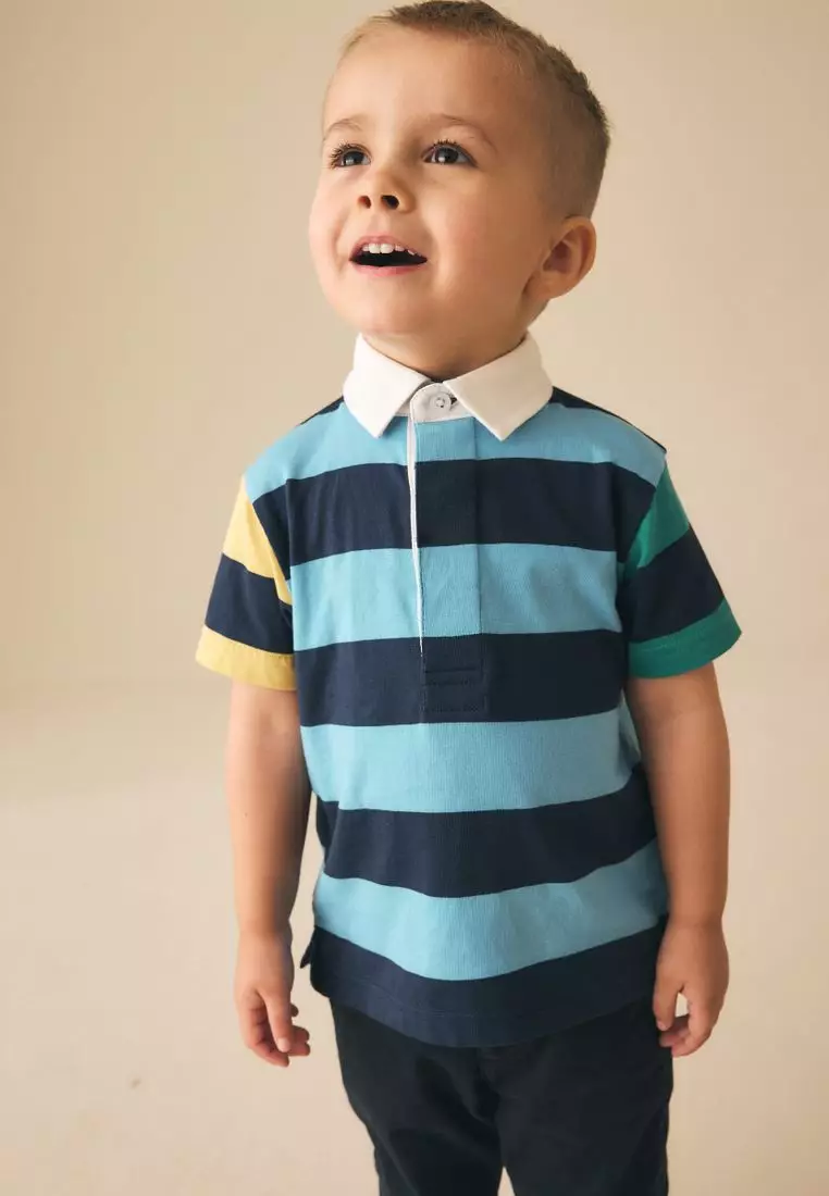 Short Sleeve Rugby Polo Shirt Standard