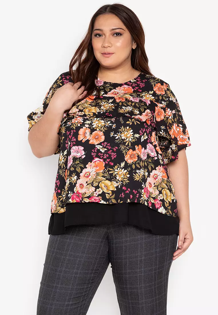Chiffon Tops For Plus Size Ladies 2024