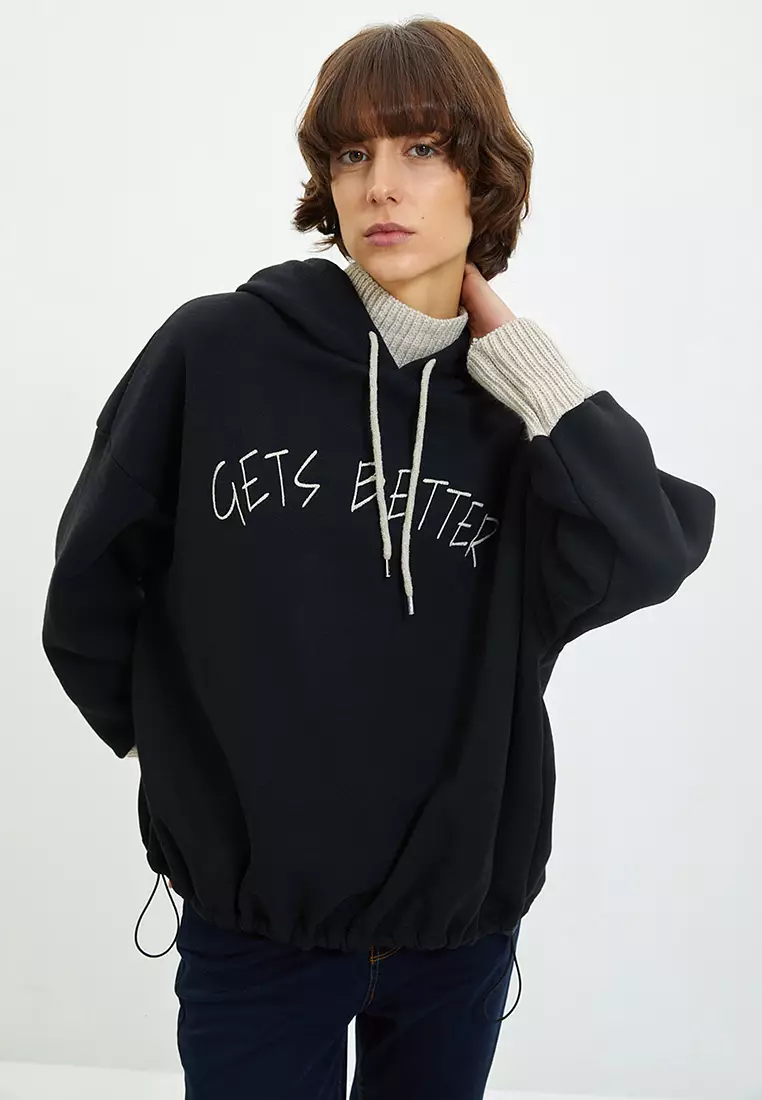 Trendyol Gets Better Hoodie 2024 Buy Trendyol Online ZALORA