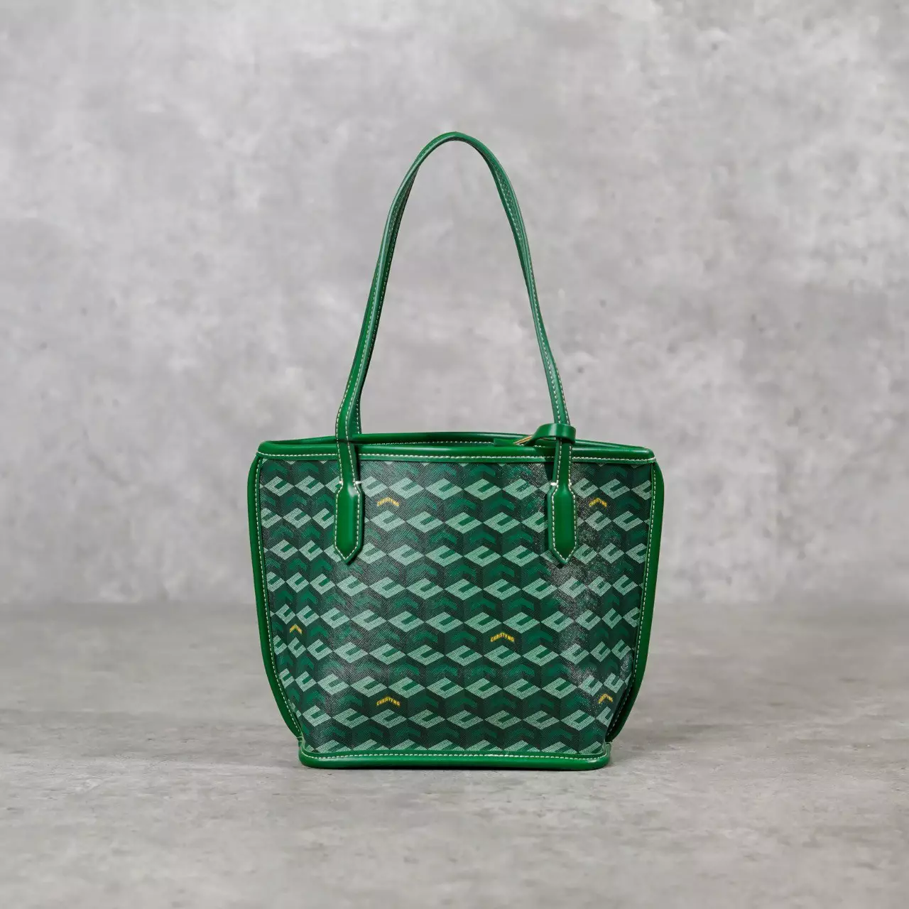 Jual Christy Ng Tas CHRISTY NG MONOGRAM PATTERN GREEN TOTE BAG MINI 100 ...