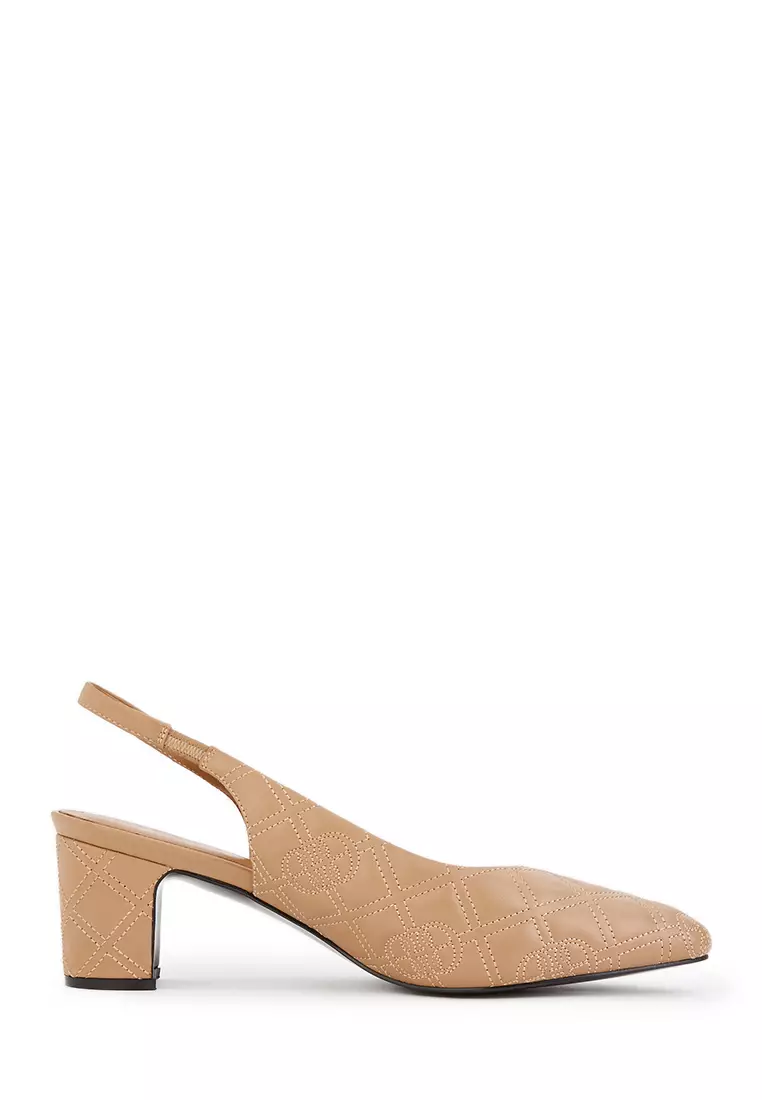 Discount on BONIA  shoes - SKU: Latte Lean Pump Heels