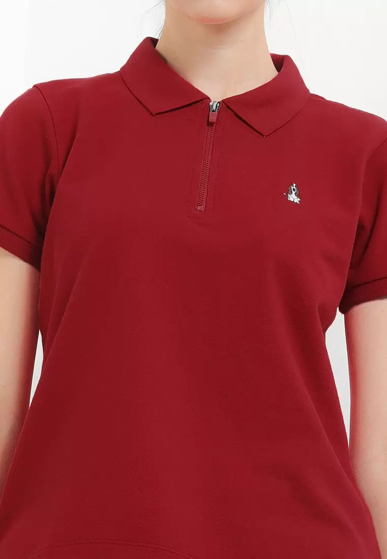 Derary Polo Zipped Polo Shirt