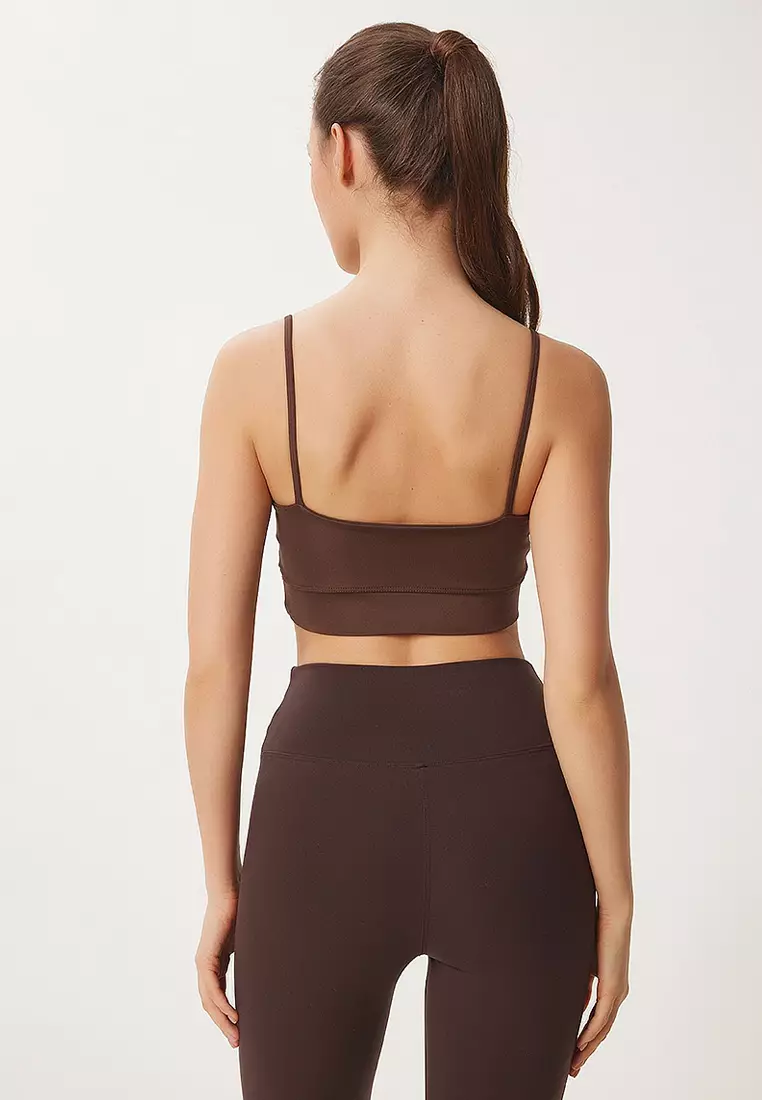 Support Shaper Strappy Knitted Sports Bra