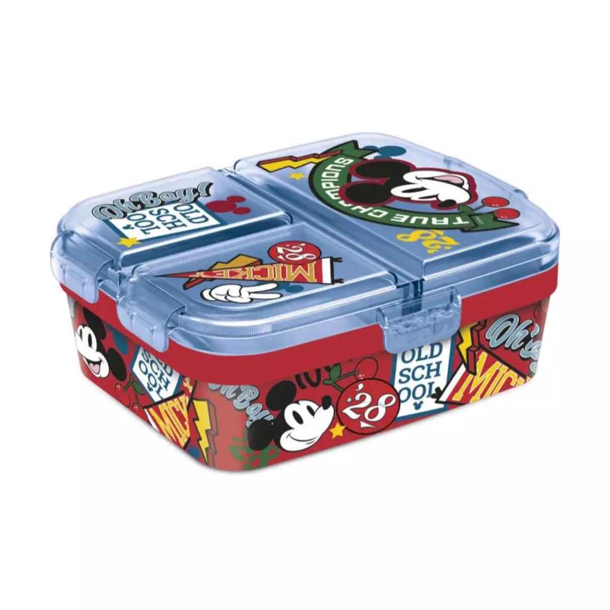 Disney Stor Asker Plastic Lunch Box Mickey - Kotak Bekal Anak Bahan Plastik BPA Free