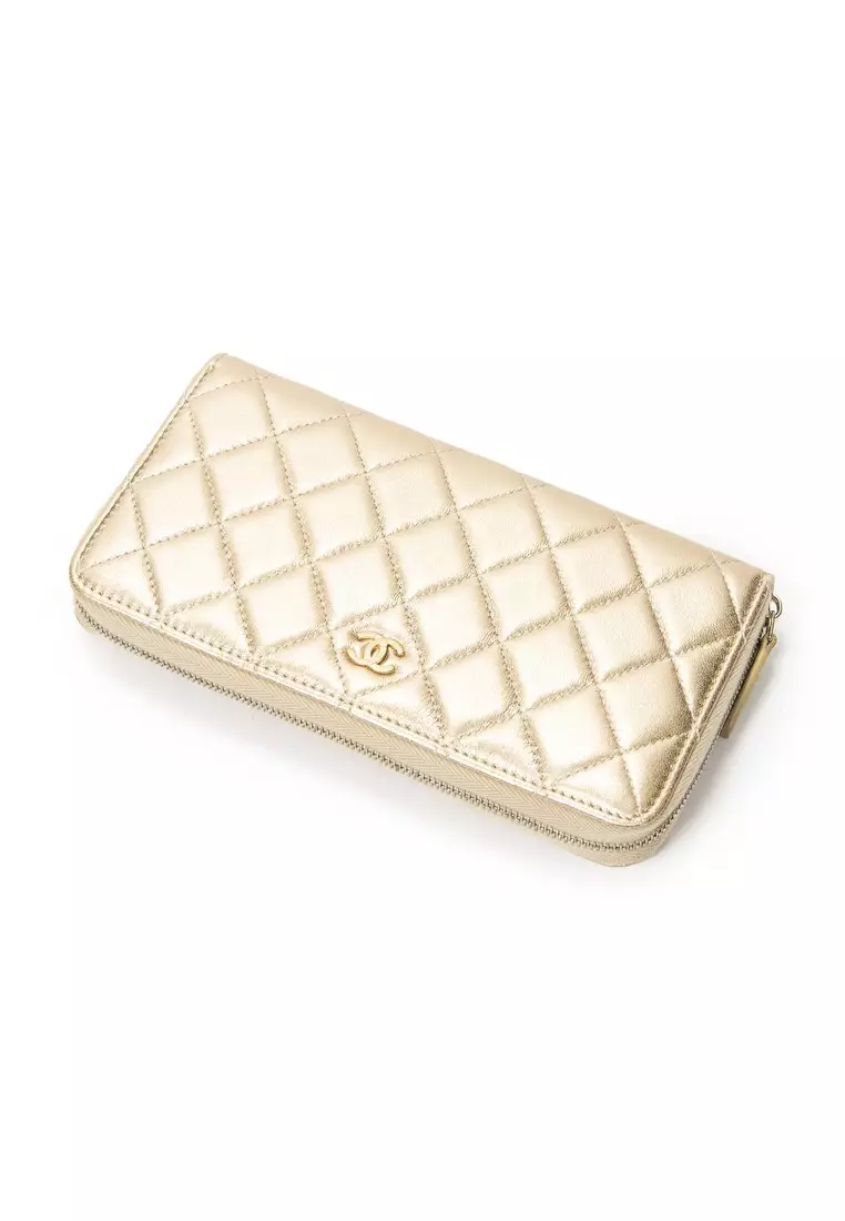 Buy Chanel Pre-Loved L-Gusset Zip Wallet 2026 Online | ZALORA