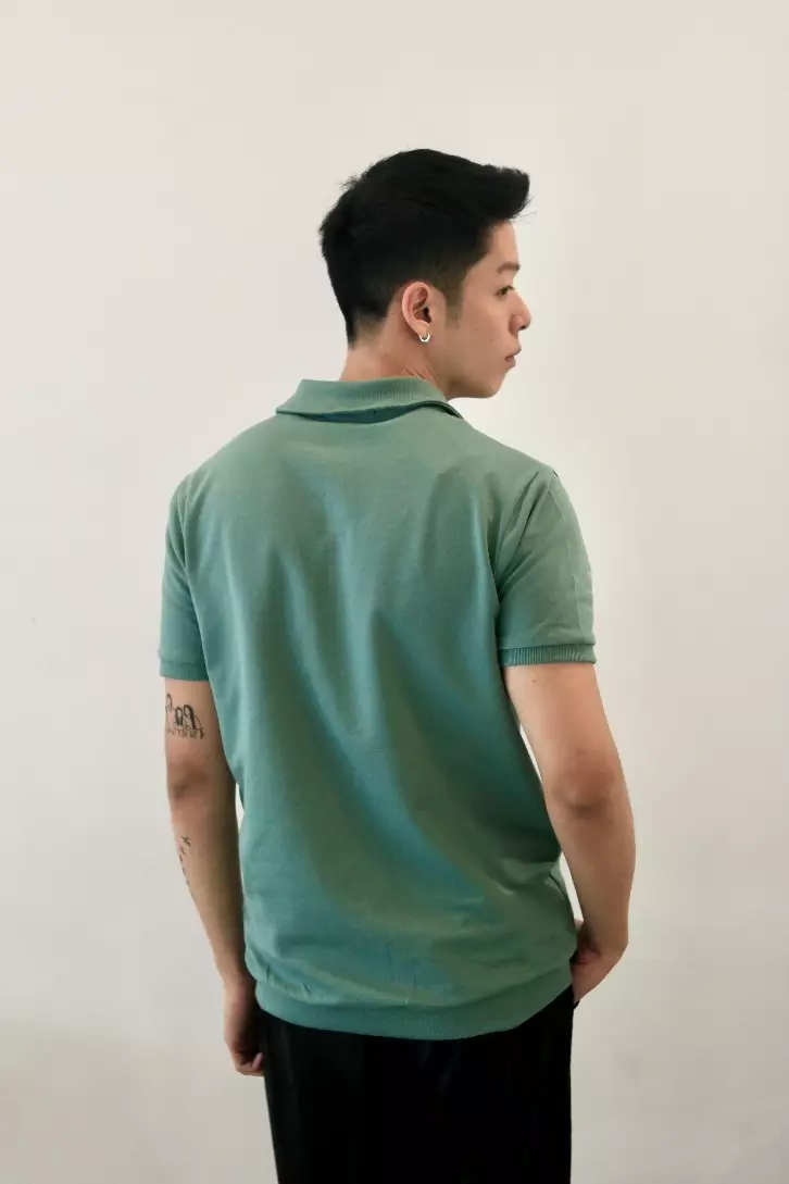 Kale HUGO Mineral Green / Polo Shirt Lengan Pendek Pria
