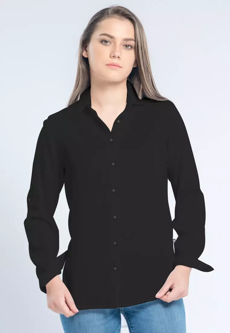 C2 Izzora Black Casual Shirt
