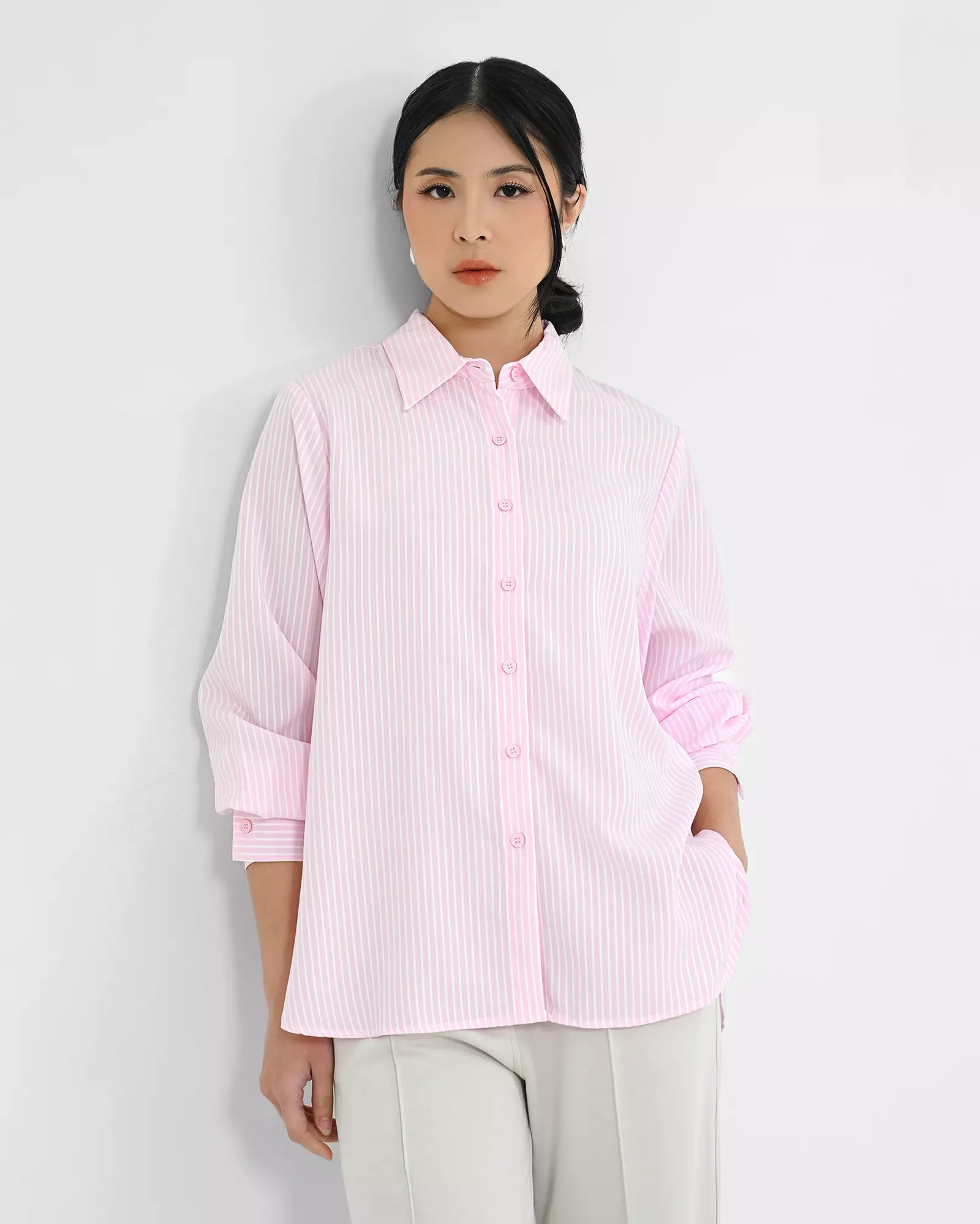Geulis.id NOVA SHIRT - BLUSHPINK