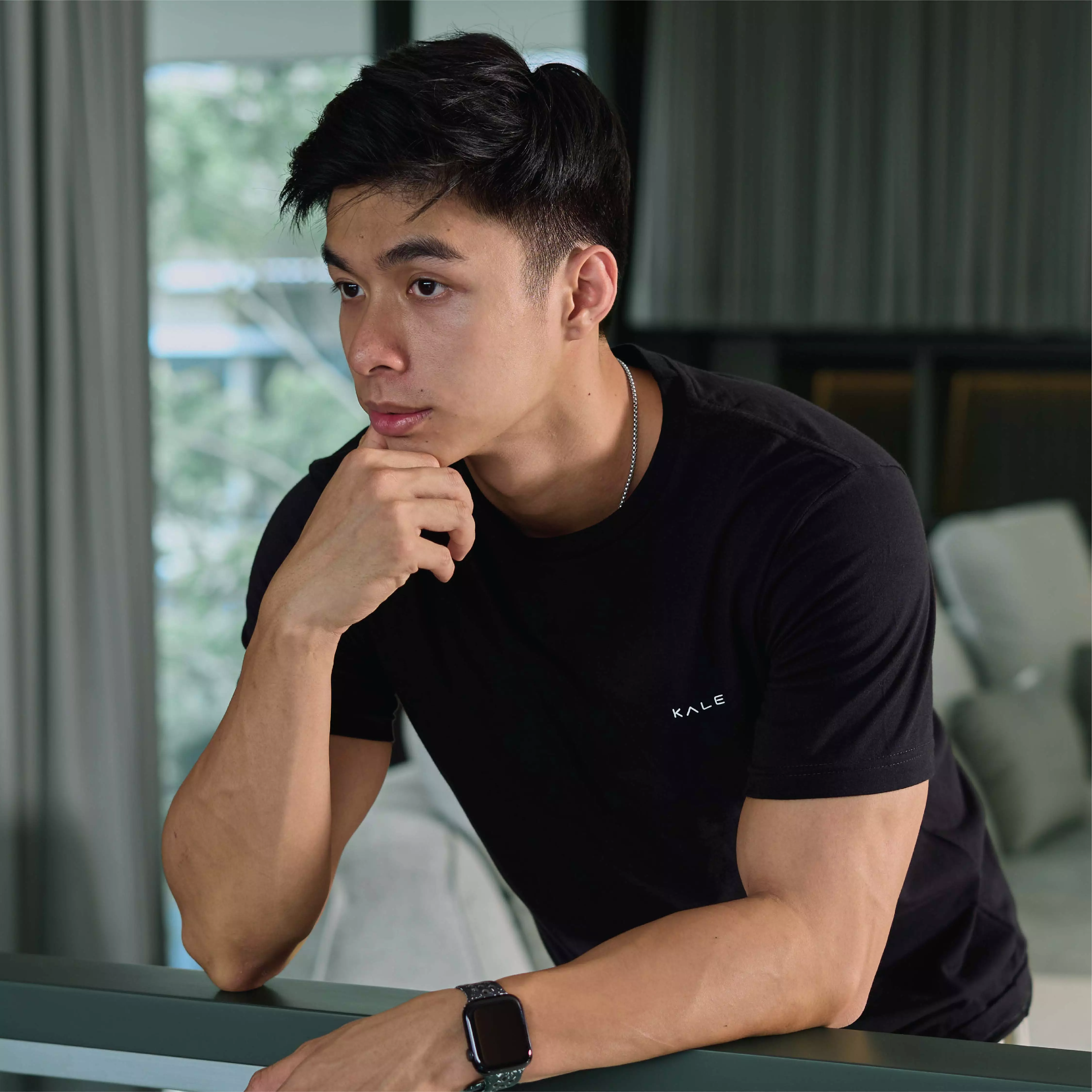 Kale Arion Black / T-Shirt Pria Lengan Pendek / Unisex