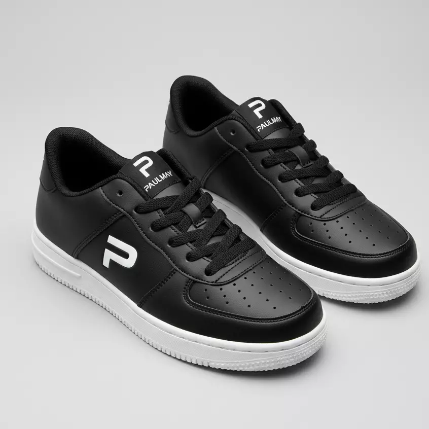 PAULMAY - Sepatu Sneakers Pria Denver - Black White