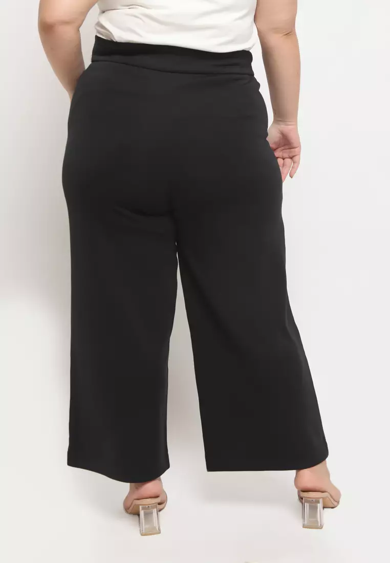 Plus Size Wide Pants Nola Black