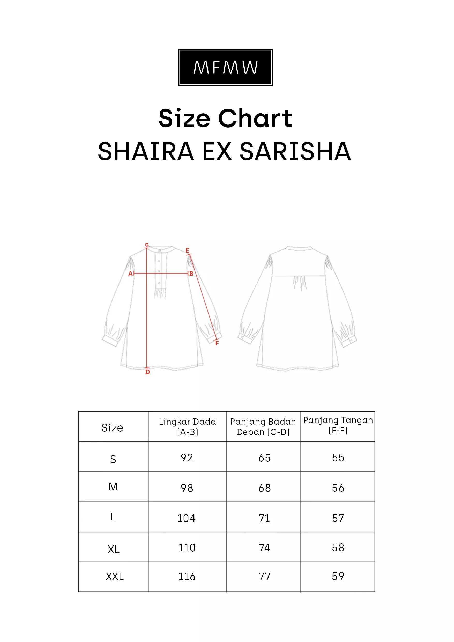 MFMW Shaira Atasan Blouse Multicolor Motif Bunga