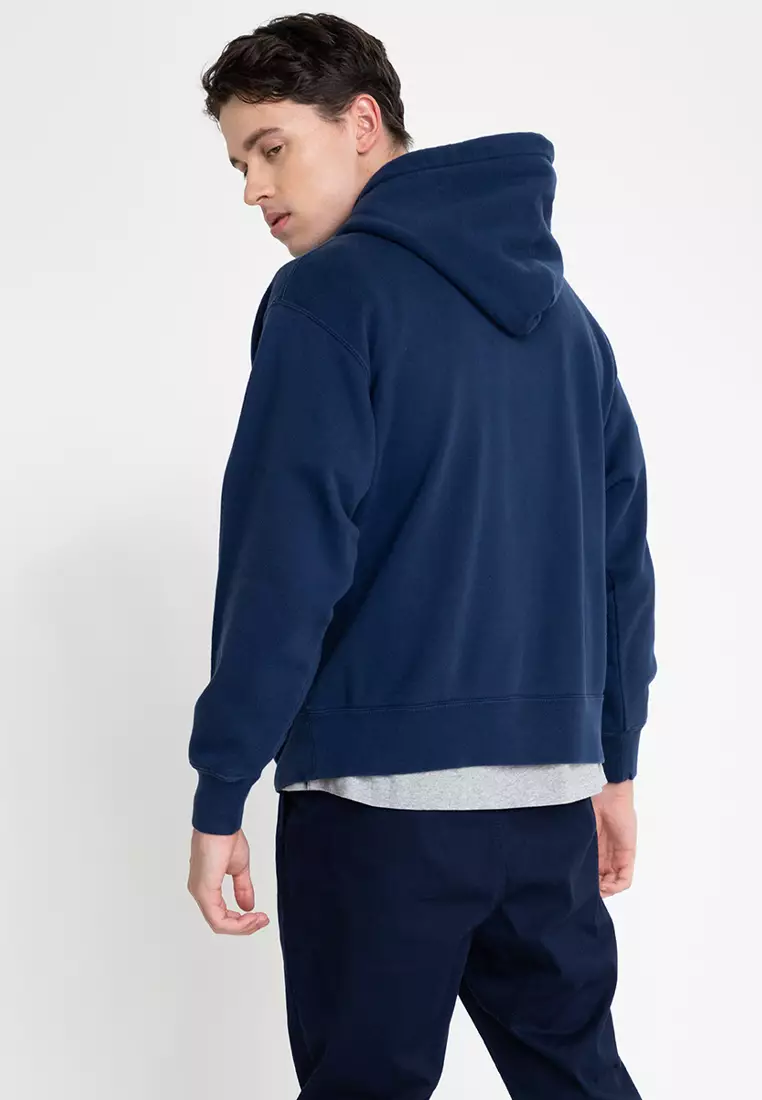 Champion dark store blue hoodie