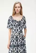 Navy Blazer/AOP: Penny