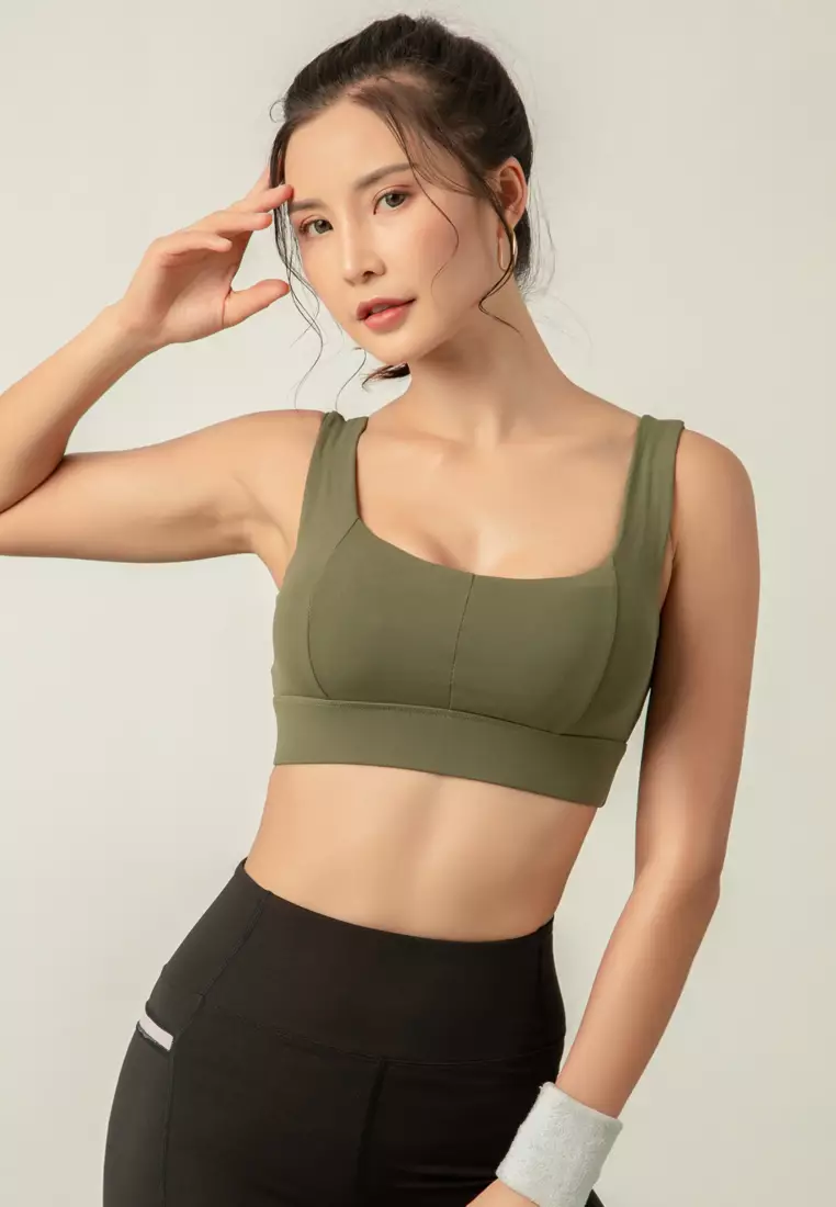 Buy HAPPY FRIDAYS Women's High Support Sports Bra DK-WX03 Online