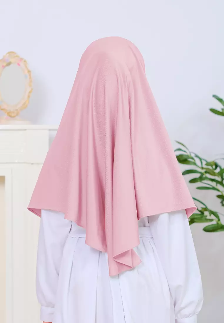 Cotton Bee - Jennaira Bergo Dagu | Hijab Instan Anak Non Pad - S