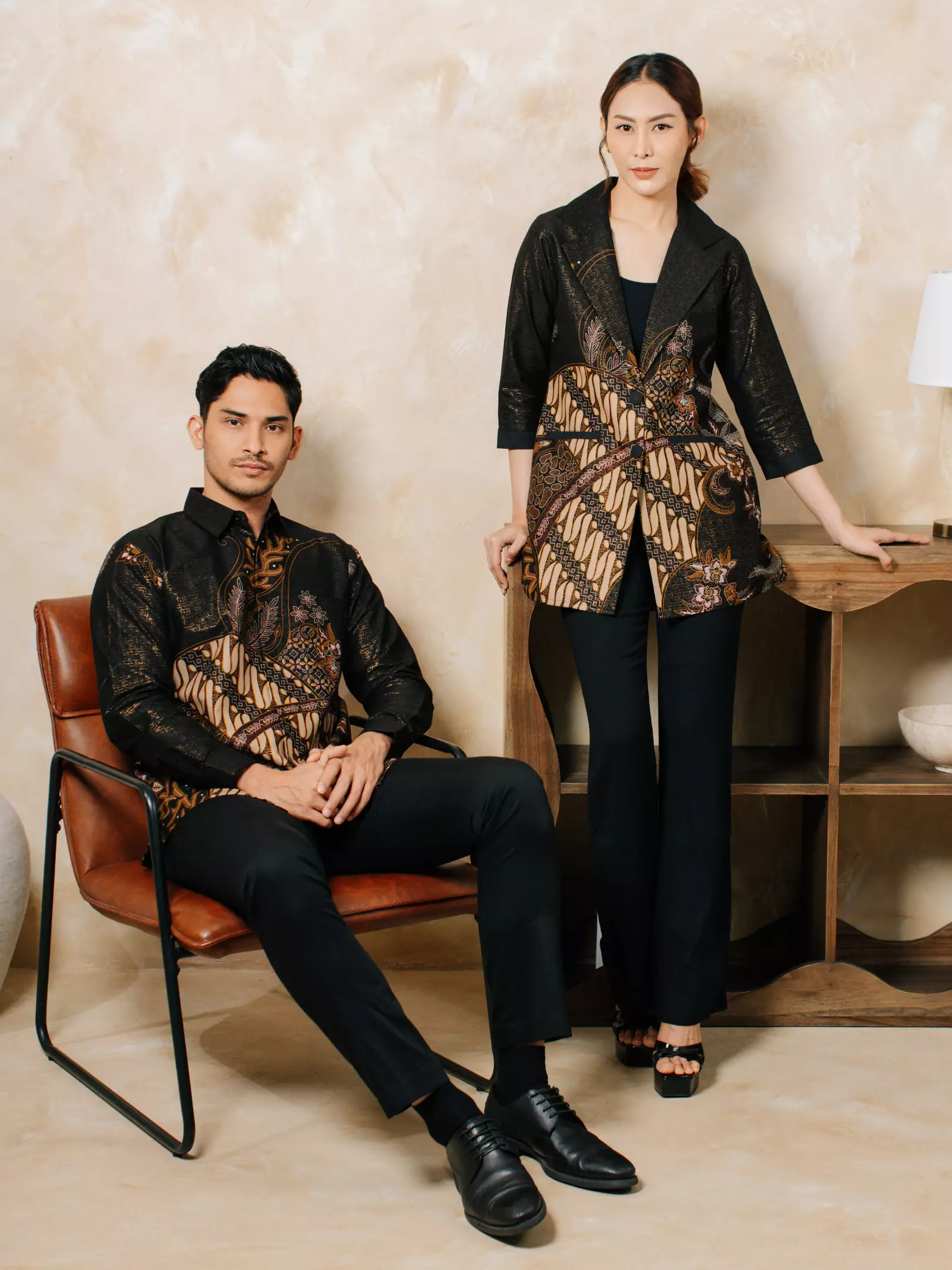 Adyatma Naratma Black Outer Katun Foil