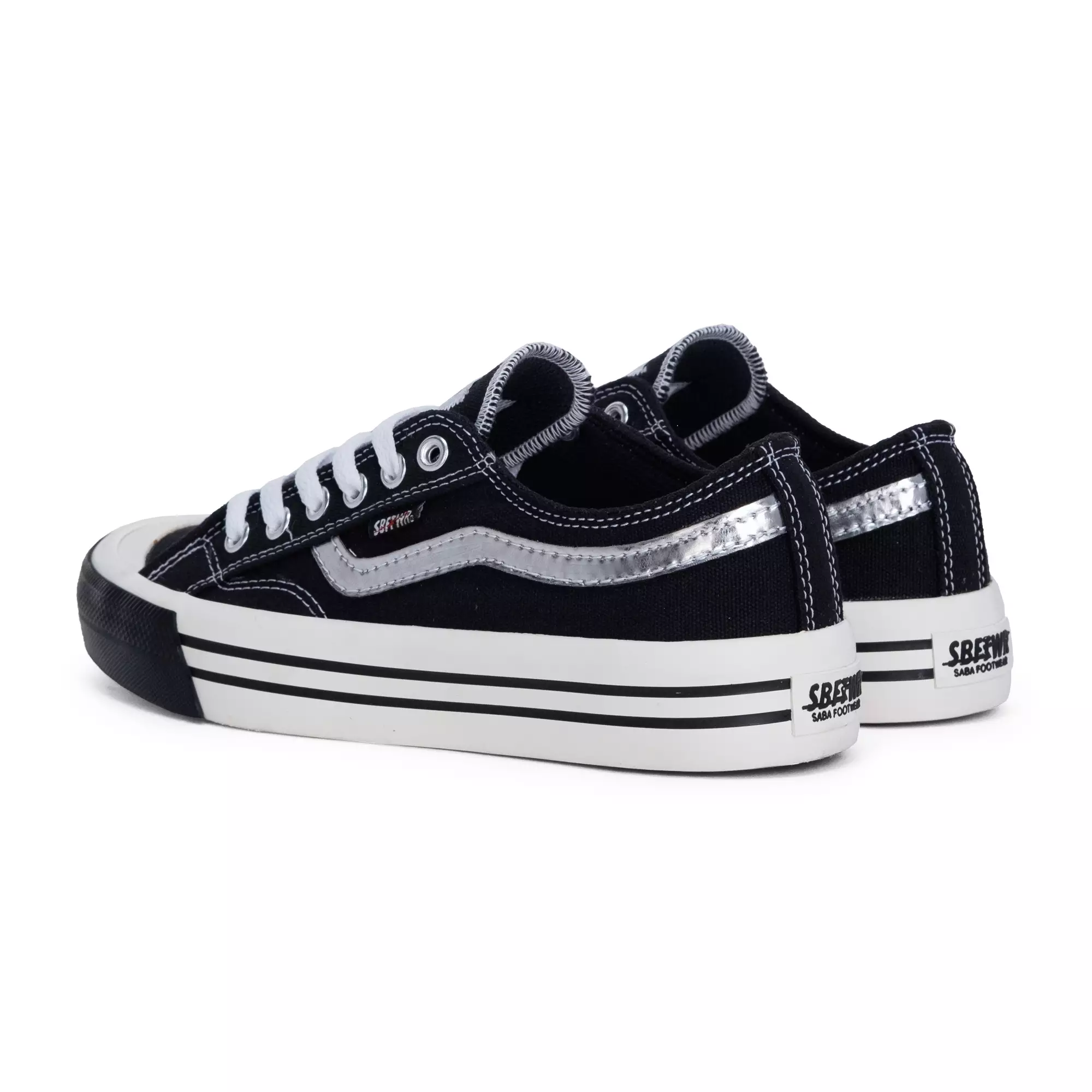 SABA Veloz Pro Ice Black - Sepatu Sneakers Casual Pria Wanita
