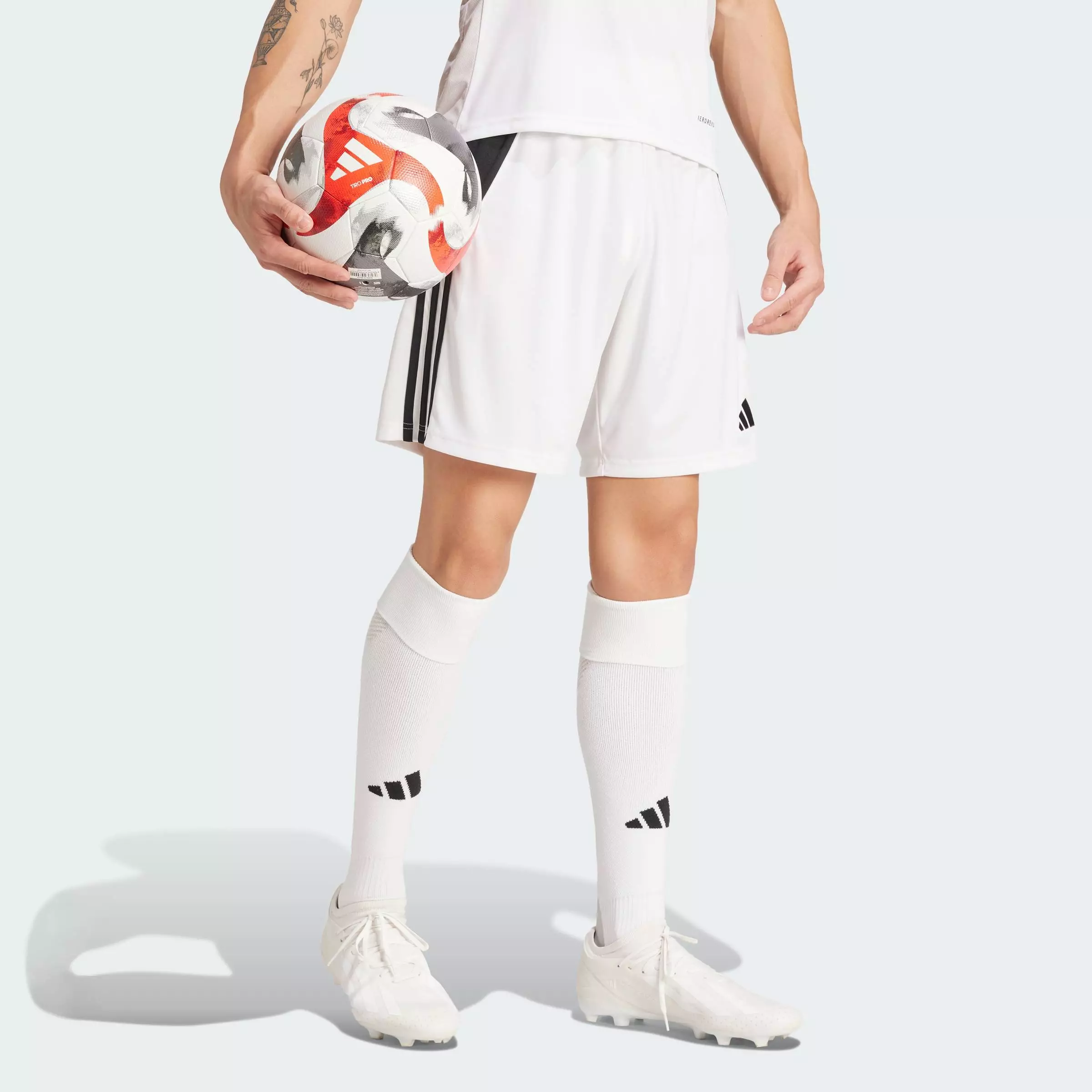 Football Tiro 24 Shorts Men White IR9380