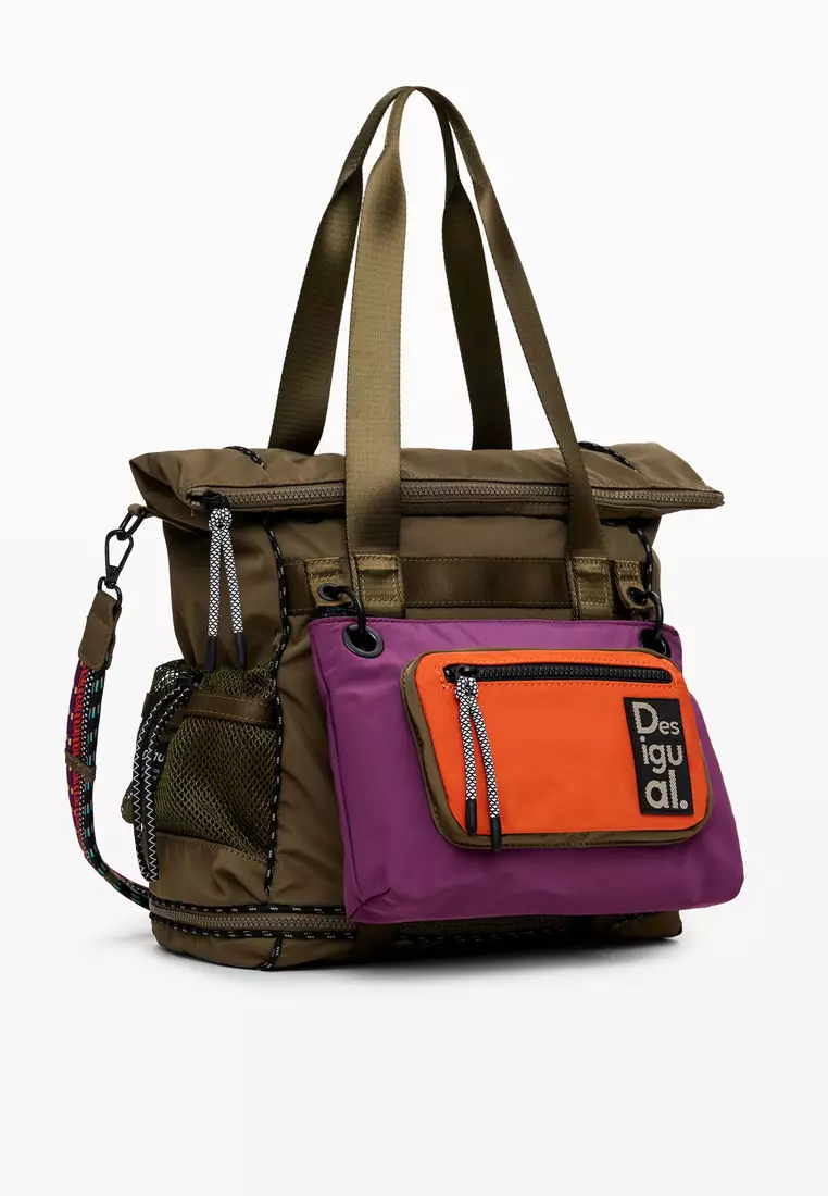 Desigual Women's Accessories Voyager XL multi-position backpack.