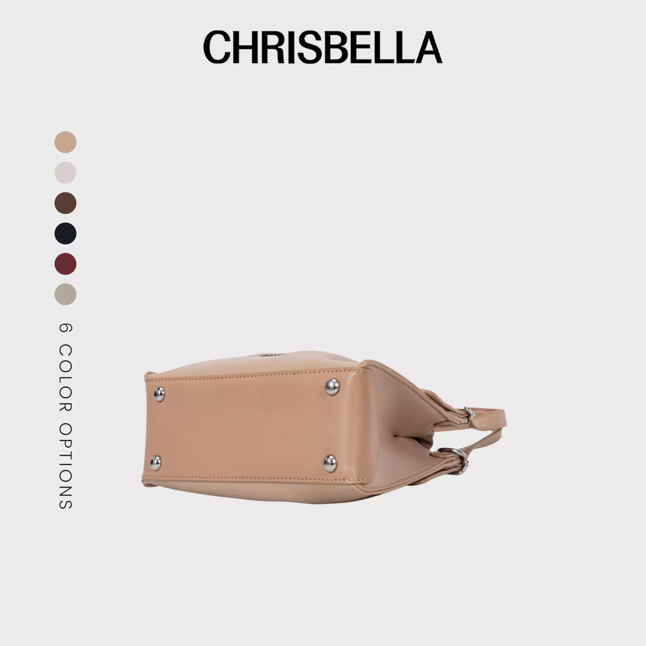 CHRISBELLA BELLE CLOUD BAG - BEIGE