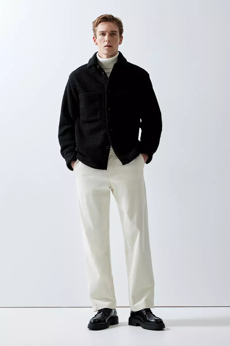 Loose Fit Bouclé overshirt