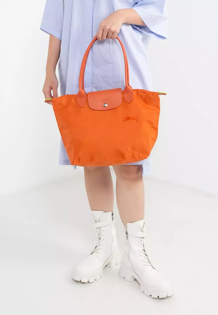 Longchamp Le Pliage Small Re-Play Tote Bag Carotte