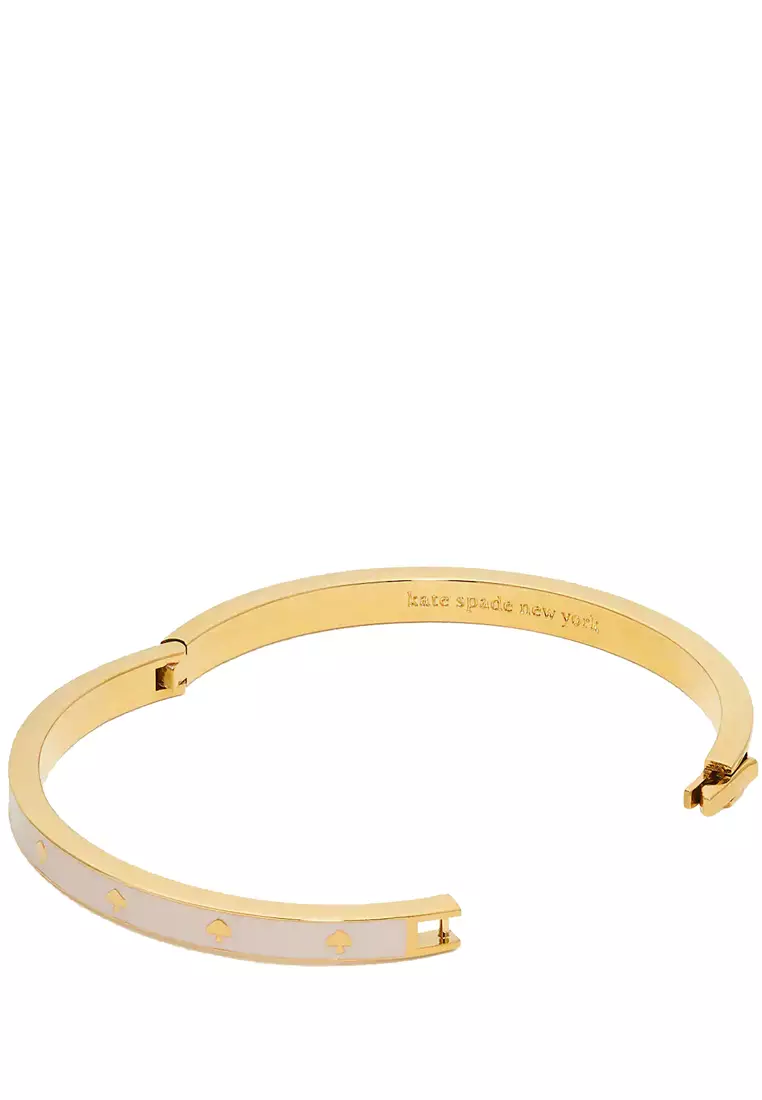 Buy Kate Spade Kate Spade Spot the Spade Enamel Hinged Bangle Bracelet ...