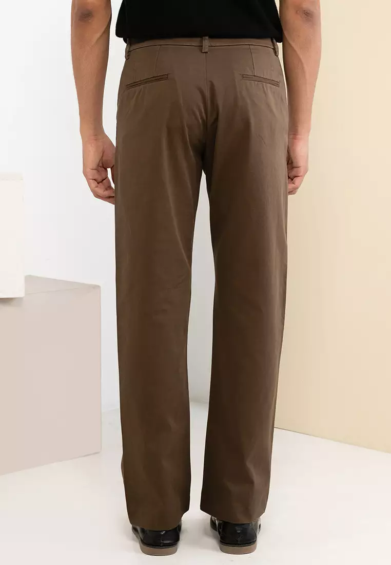 Premium Sateen Straight Chinos