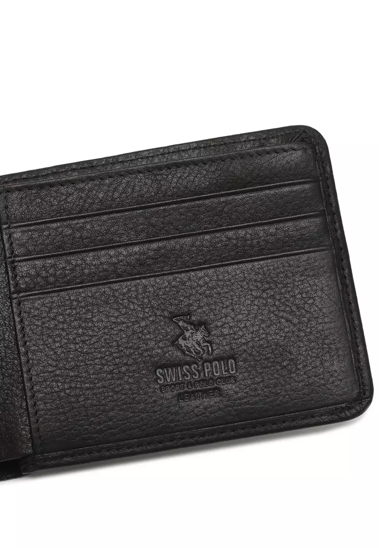 Men's Genuine Leather RFID Short Wallet (Dompet Pendek Pria Kulit Asli RFID Blocking) - Cokelat