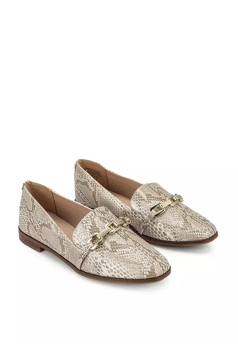 Aldo gold clearance loafers