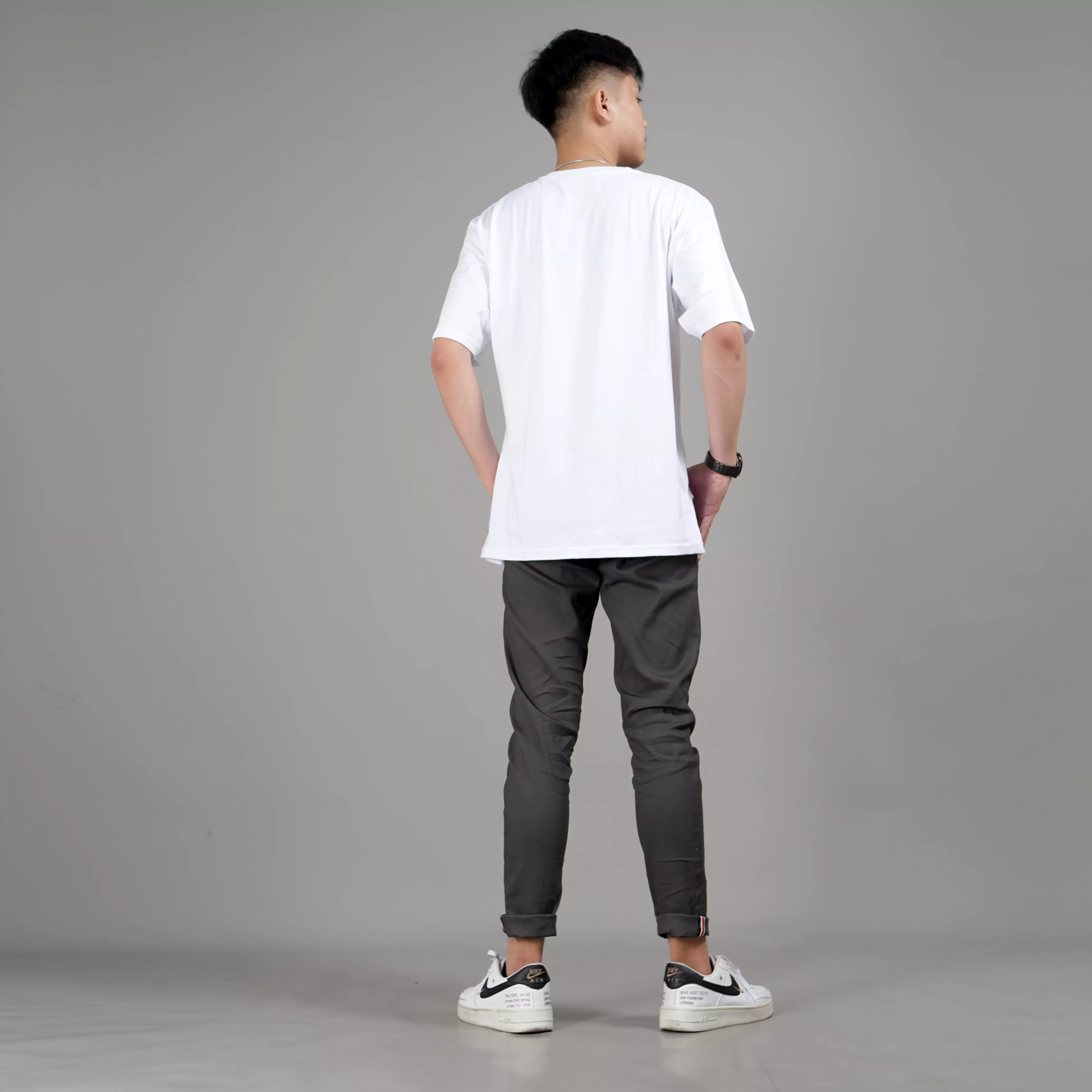  JAVIER Celana Chino Panjang Pria Celana Chinos Pria Chino Pants - ABU TUA