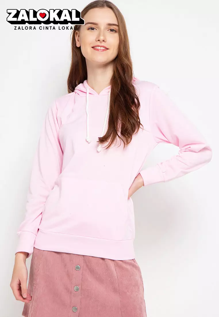 Basic Sweater Lengan Panjang Hoody Hoodie