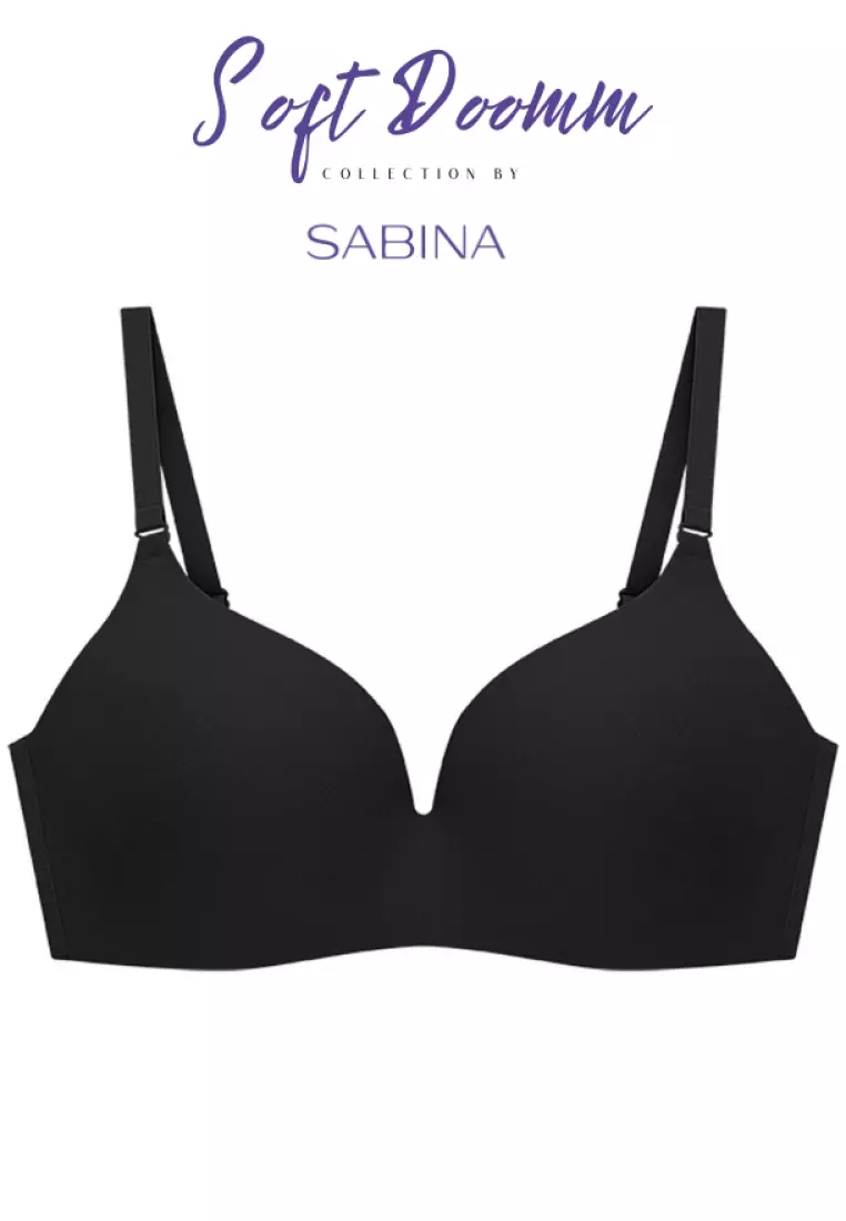 Buy SABINA SBH9000 Black Non Wire Bra Soft Doomm Collection 2024