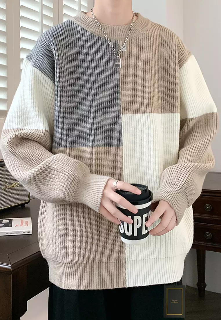 Buy Twenty Eight Shoes Color Matching Knit Sweater AY-H23587