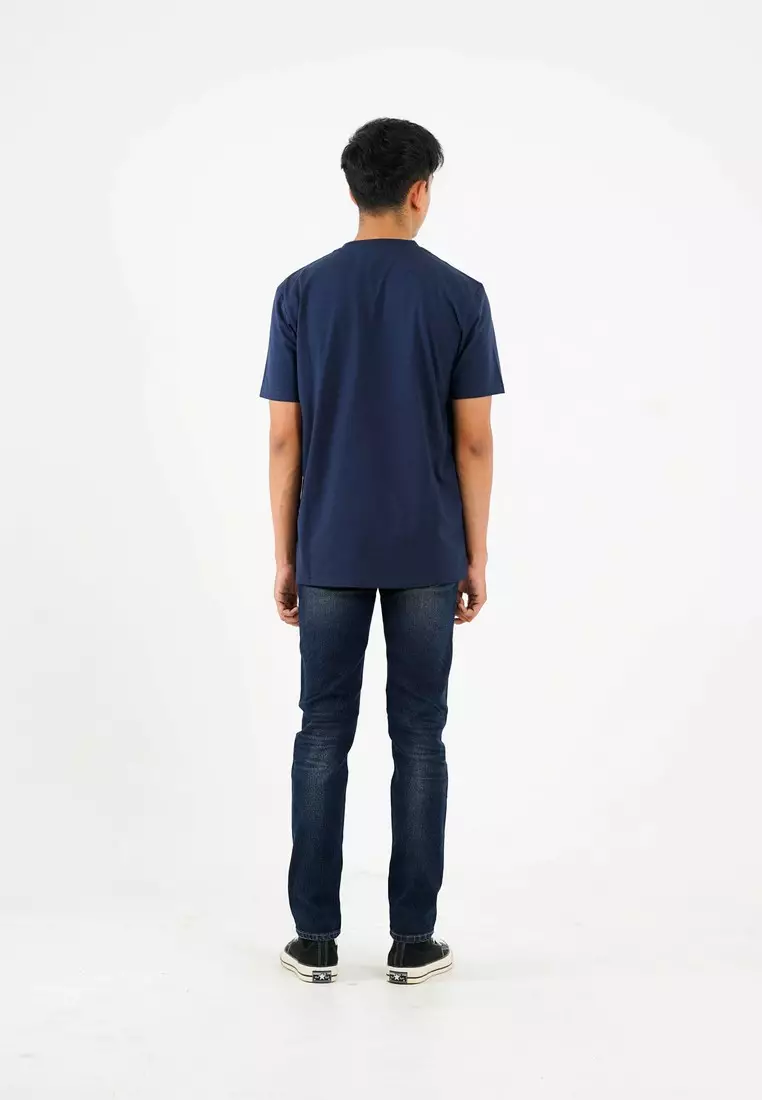 3Second Men's T-Shirt Short Sleeve Cotton Logo Script OL-C361223