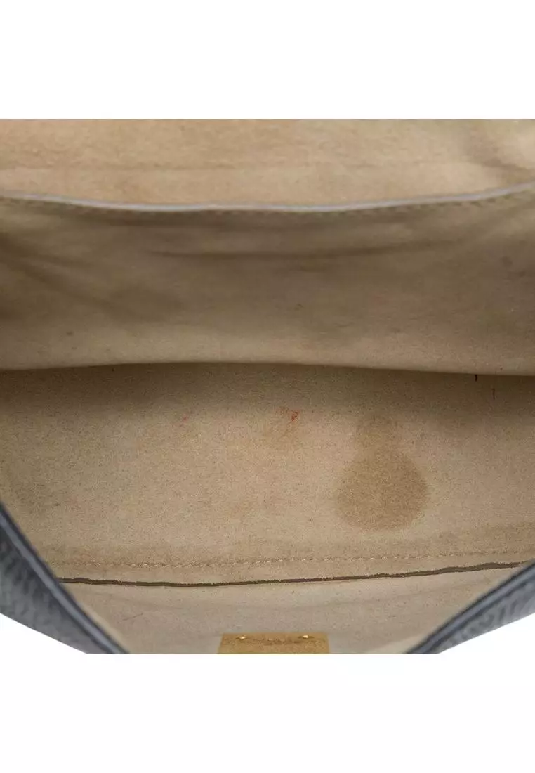 Pre-Loved Chloé Small Bicolor Smooth And Grained Calfskin Drew Crossbody